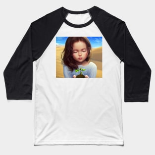 beautiful girl desert Baseball T-Shirt